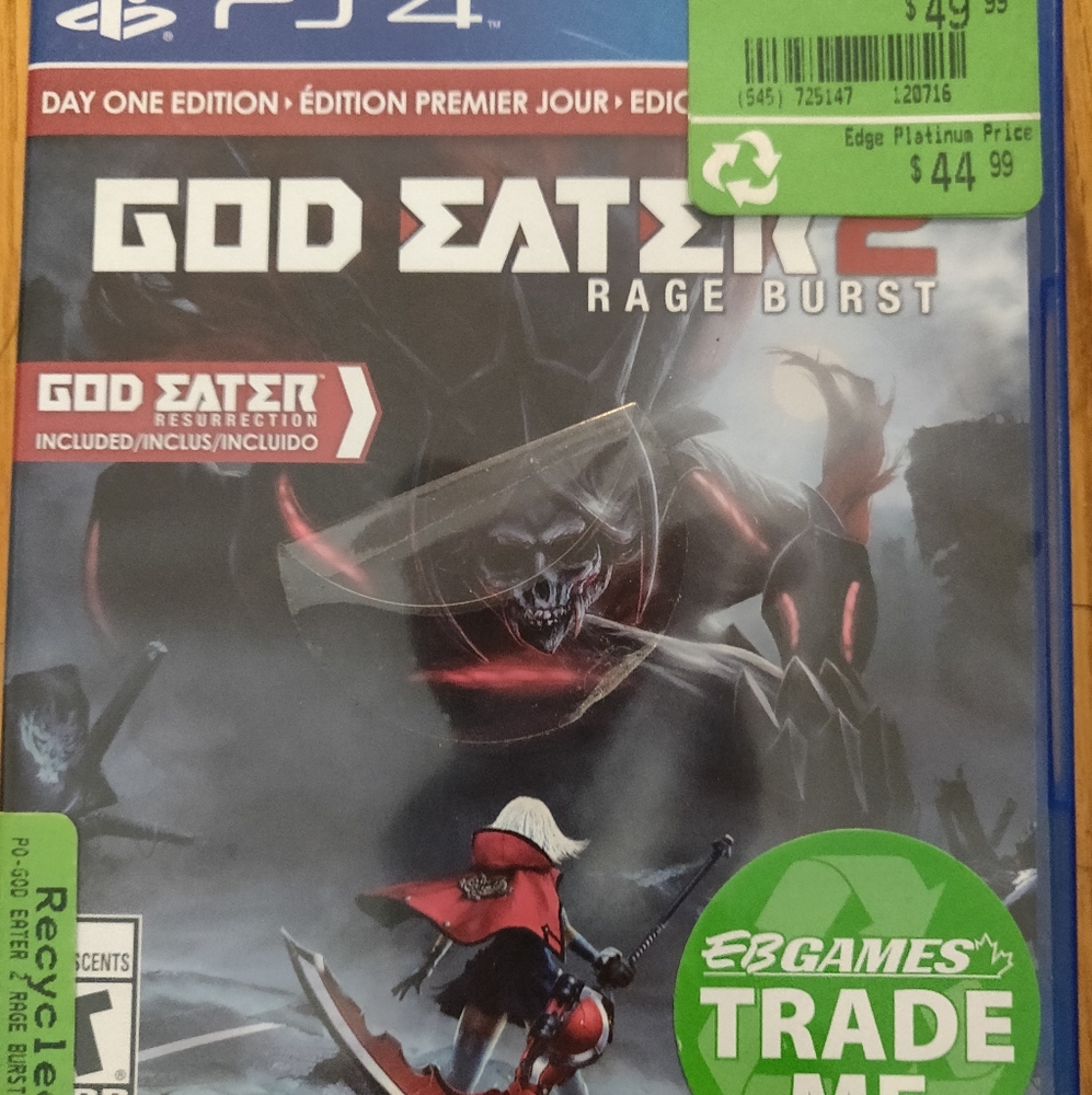 PS4 god eater 2
